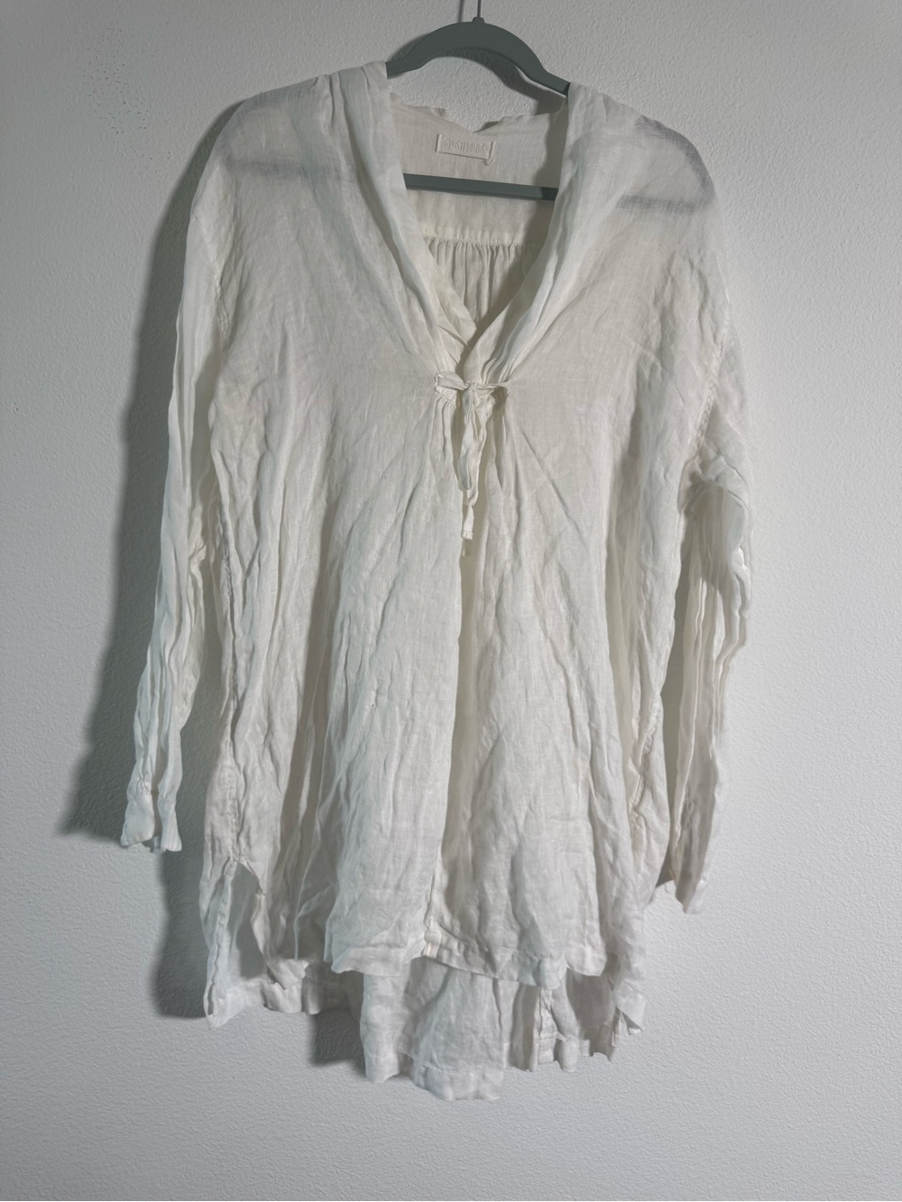 CP Shades Tunic Top Boho Coastal Grandma Minimalist Resort Cover UP Oversized S